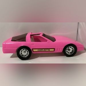 Vintage Barbie pink corvette